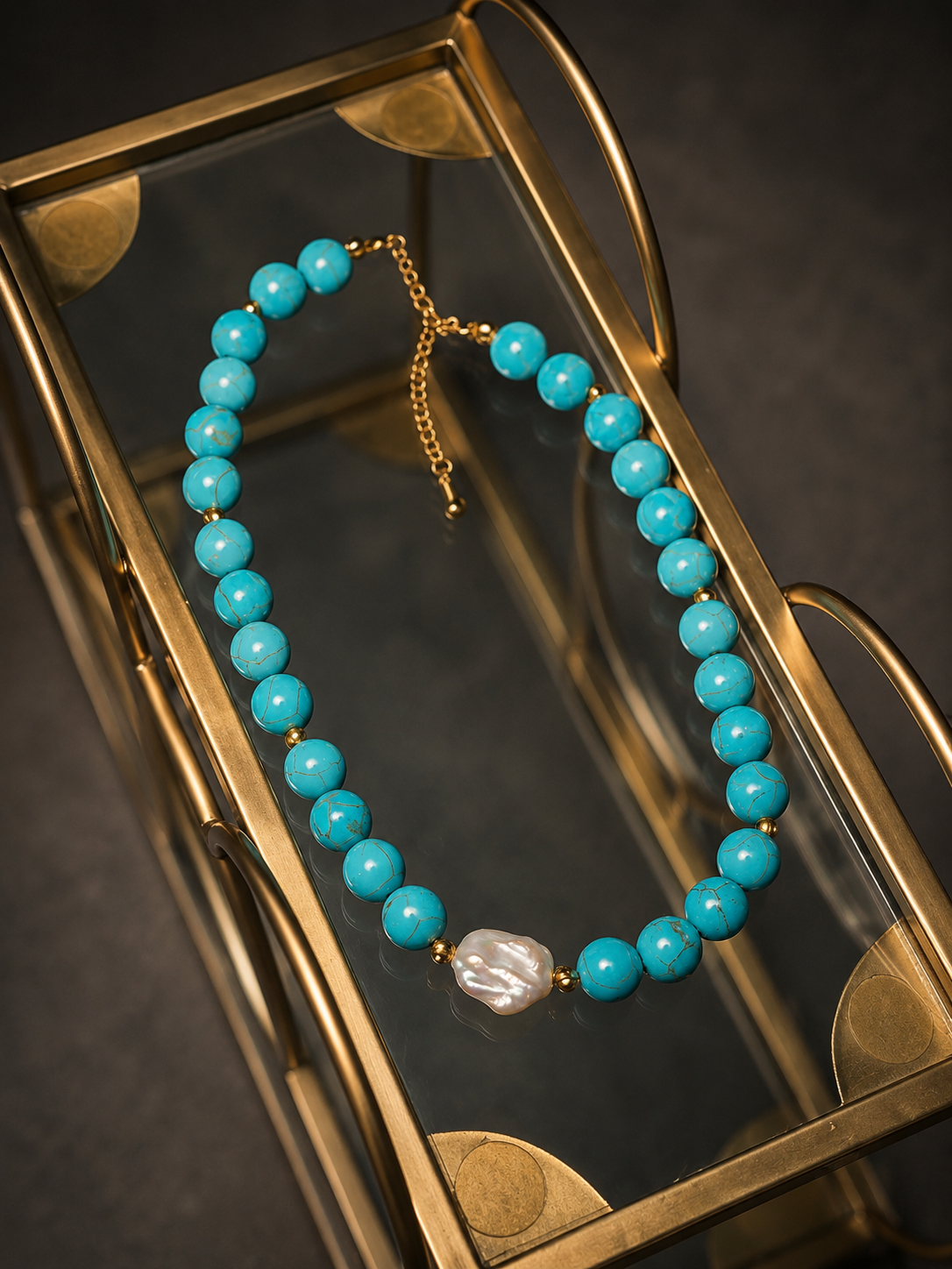 Natural beads chokers