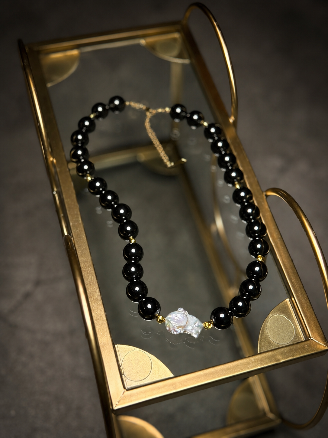 Natural beads chokers