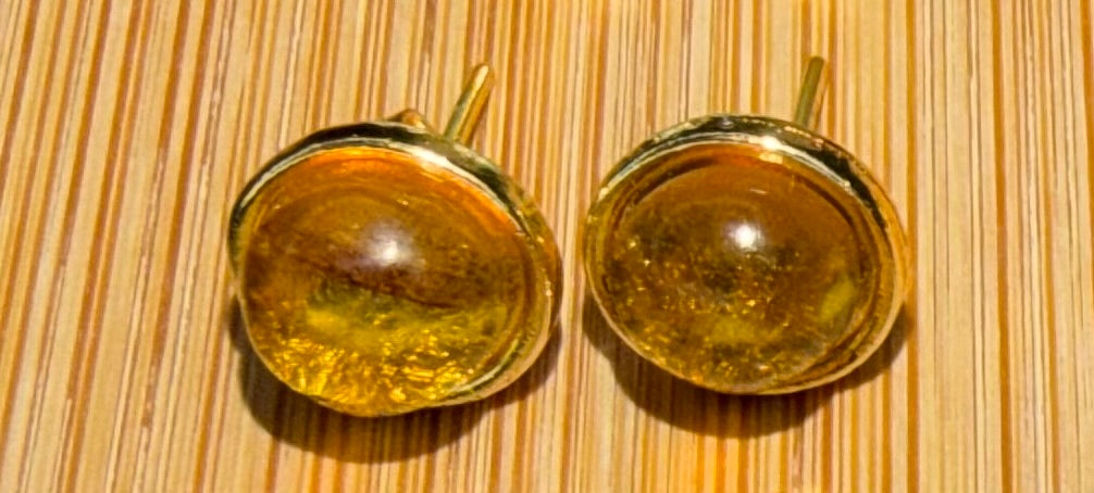 18k gold-plated earrings