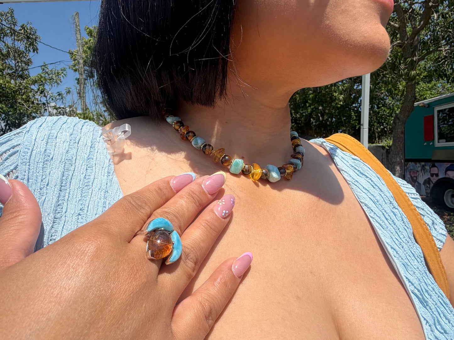 🧡Fusion choker🩵