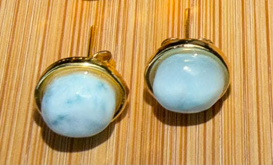 18k gold-plated earrings