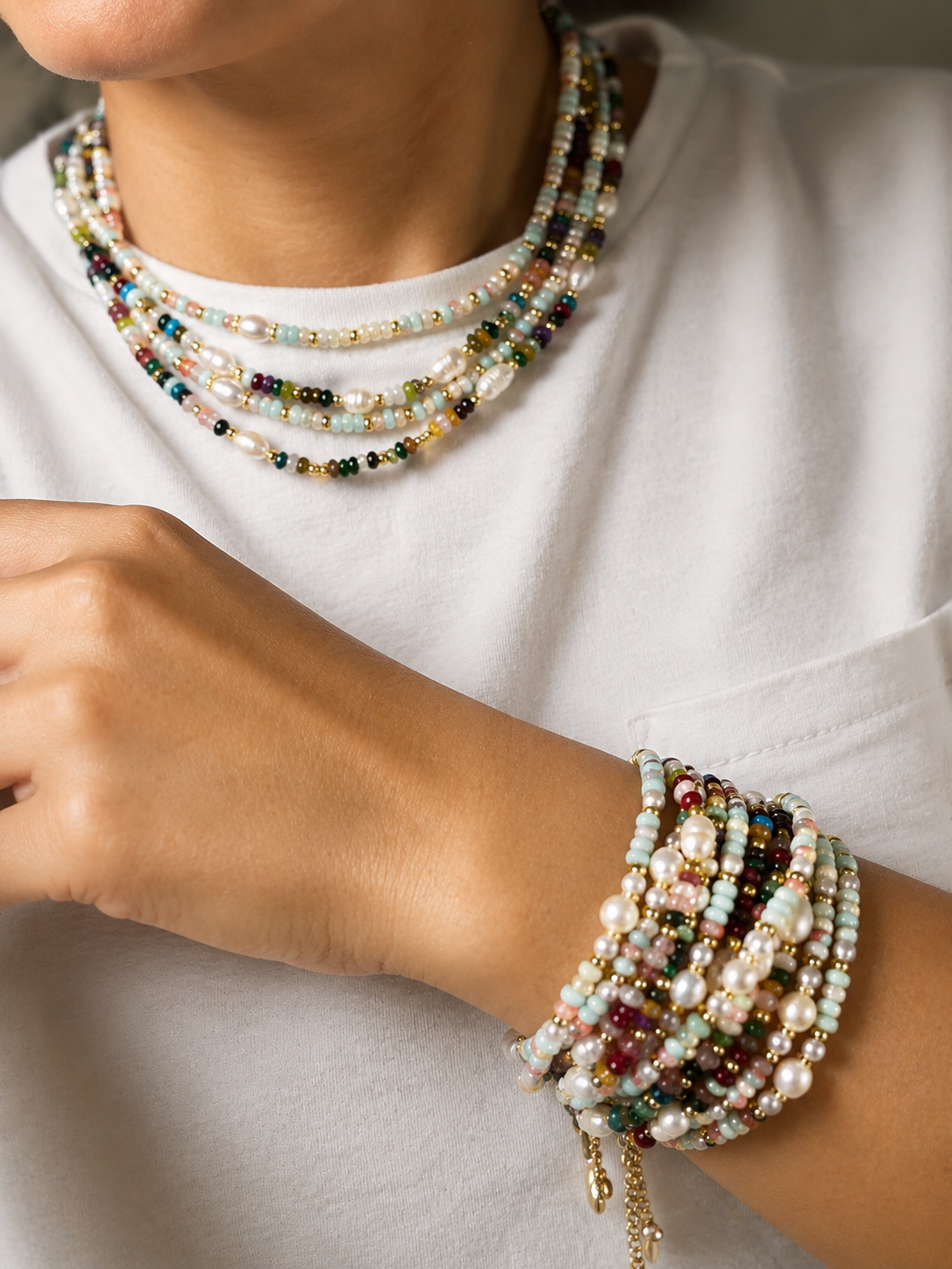 Perlas y piedras