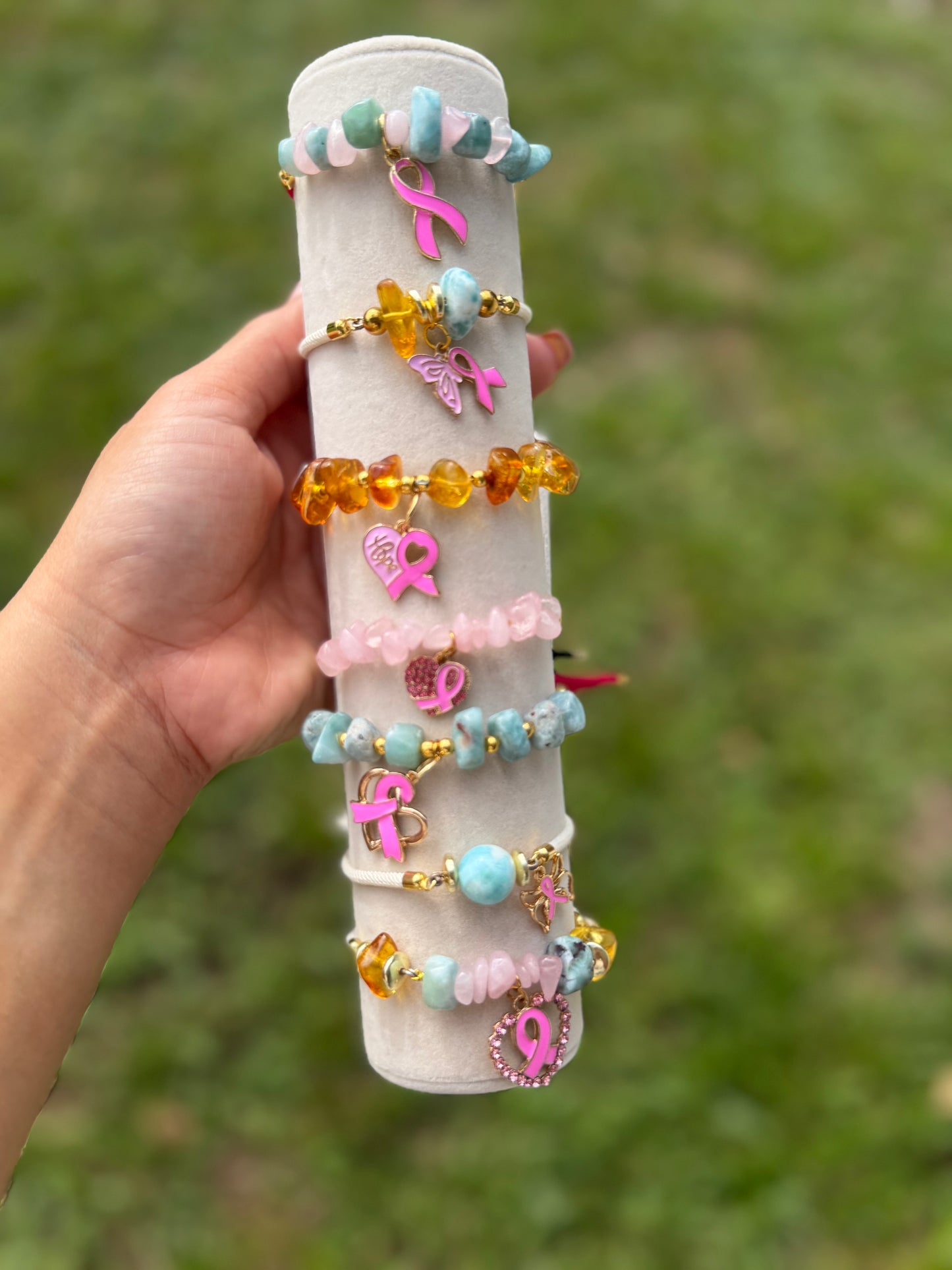 Breast cancer bracelets