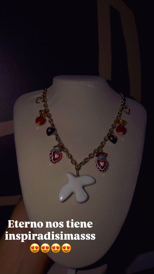 Serenatas collar 🕊️🩵❤️🧡